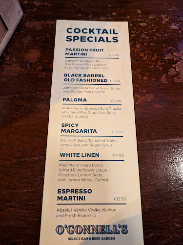 O'Connell's Bar - Hospitality and gastronomy