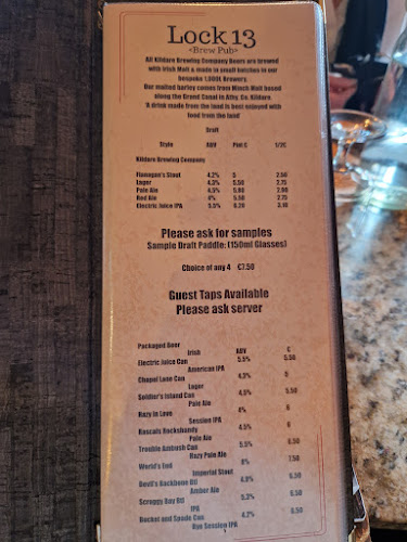 Lock 13 Brewpub - Hospitality and gastronomy