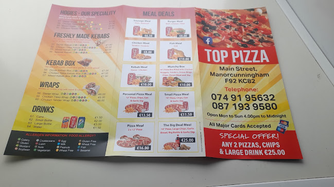 Top pizza manorcunningham - Hospitality and gastronomy