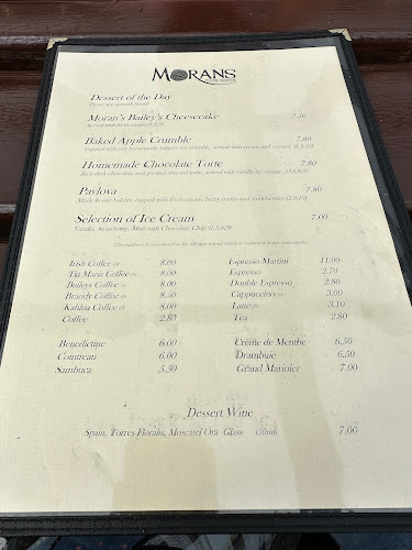 Opinii despre Moran's Oyster Cottage în Kilcolgan - Hospitality and gastronomy