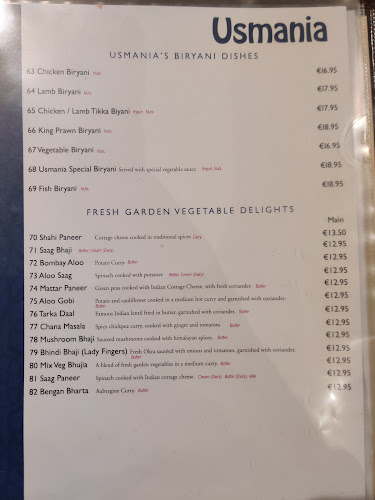 Usmania Indian Restaurant - Killarney