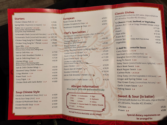 Opinii despre Phoenix Oriental Restaurant în Edenderry - Hospitality and gastronomy