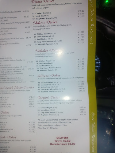 Spice Indian Restaurant - Wexford