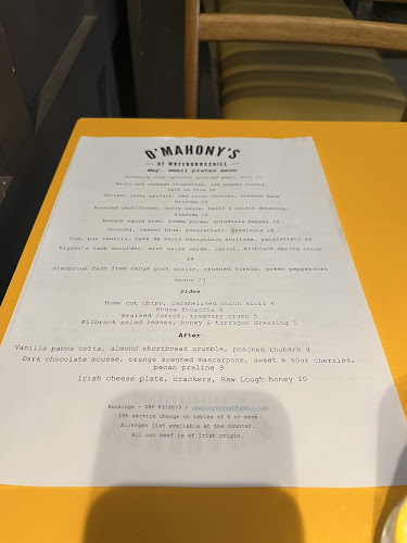 O'Mahony's of Watergrasshill