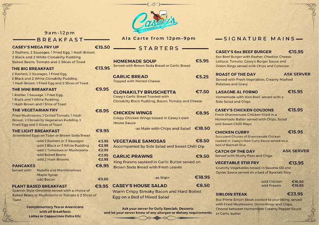 Casey's Bar and Restaurant