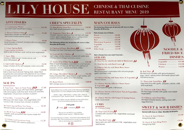 Comentarii opinii despre Lily House Thai & Chinese Restaurant