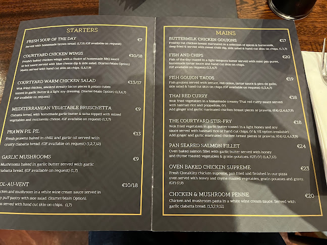 Opinii despre The Courtyard on Sober Lane în Cork - Hospitality and gastronomy