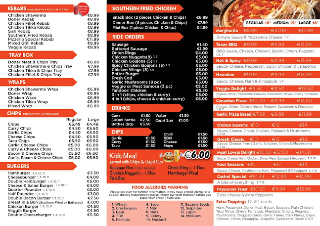 Opinii despre Pizzeria Cashel (Kebabs) în Cashel - Hospitality and gastronomy