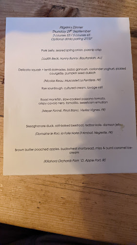 Opinii despre PILGRIM'S Restaurant în Clonakilty - Hospitality and gastronomy