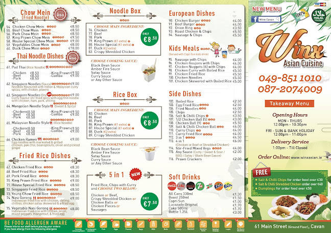 Winx Asian Cuisine - Cavan