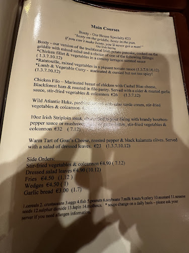 Bricín Restaurant and Boxty House - Hospitality and gastronomy