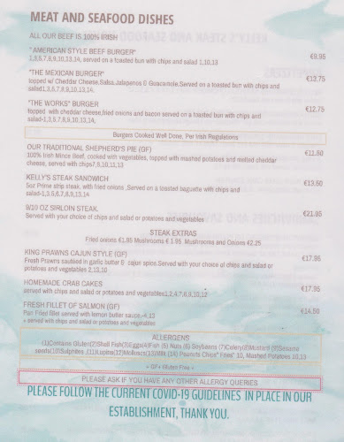 Opinii despre Kellys Bar-Steak & Seafood House în Kilrush - Hospitality and gastronomy