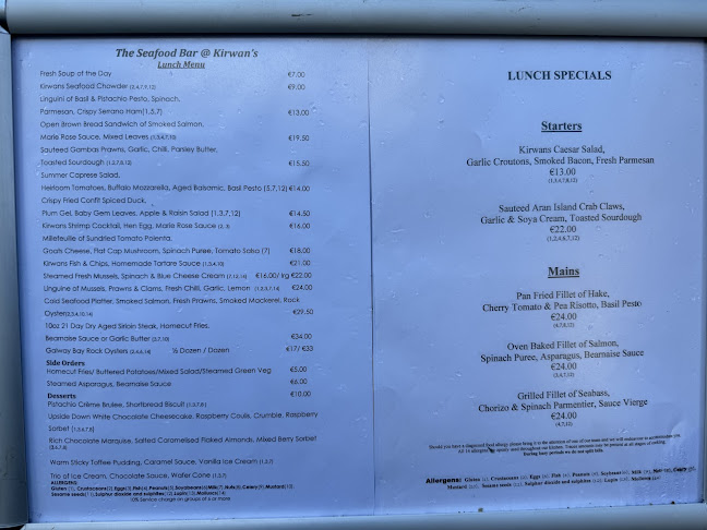 Kirwan's - Hospitality and gastronomy