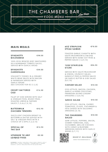 The Chambers Bar Mullingar