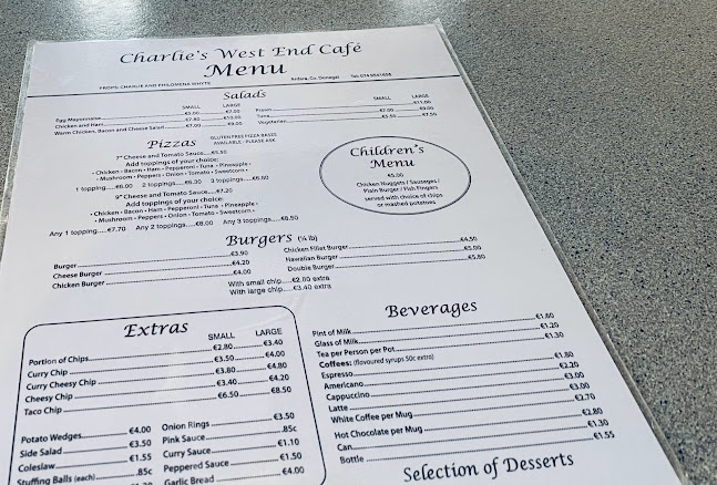 Opinii despre Charlie's West End Cafe în Co. Donegal - Hospitality and gastronomy