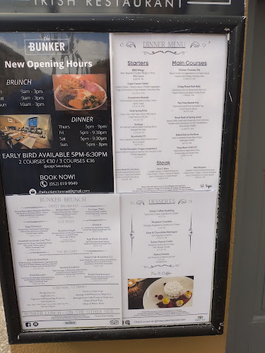 Opinii despre The Bunker -Irish Restaurant & Steakhouse în Clonmel - Hospitality and gastronomy