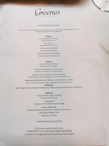 Greenes Restaurant - Hospitality and gastronomy