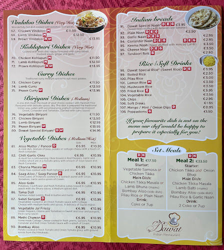 Opinii despre Dawat Indian Restaurant Mayo în Claremorris - Hospitality and gastronomy