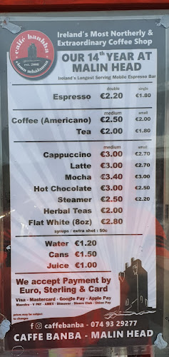 Comentarii opinii despre Caffe Banba Coffee Van