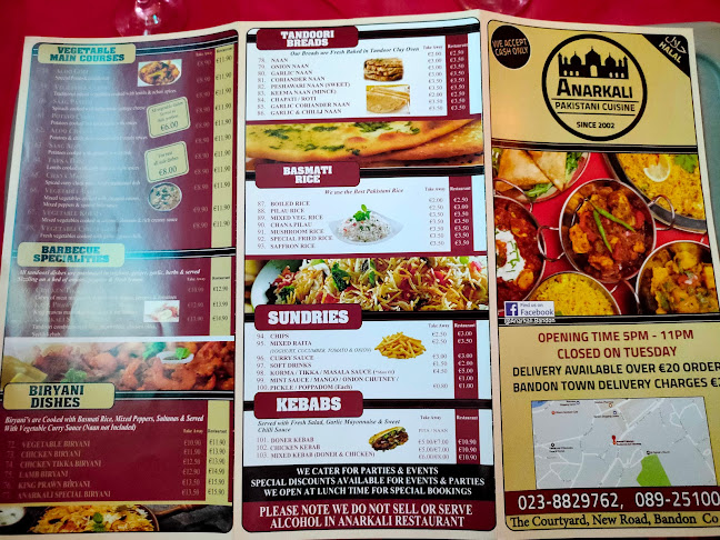 Anarkali Restaurant Bandon - Hospitality and gastronomy