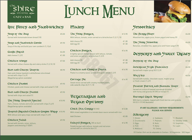 Opinii despre The Shire Bar & Cafe în Killarney - Hospitality and gastronomy