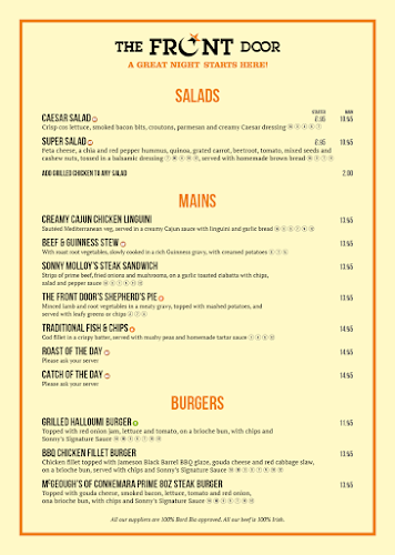 The Front Door Pub - Hospitality and gastronomy