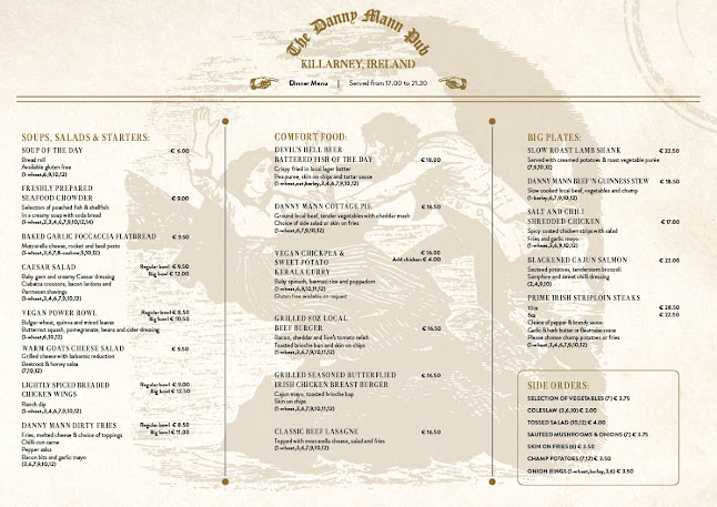 Opinii despre Danny Mann Pub în Killarney - Hospitality and gastronomy