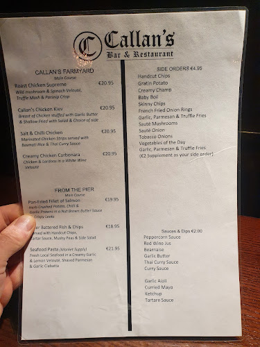 Opinii despre Callans Bar and Restaurant în Dundalk - Hospitality and gastronomy