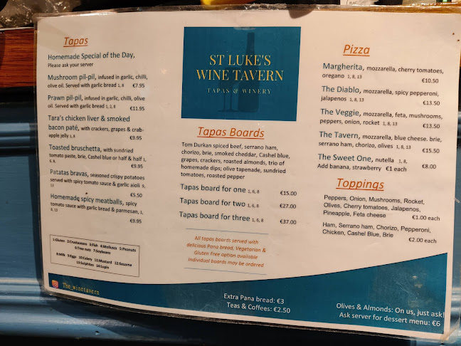 Opinii despre St Lukes Wine Tavern în Cork - Hospitality and gastronomy