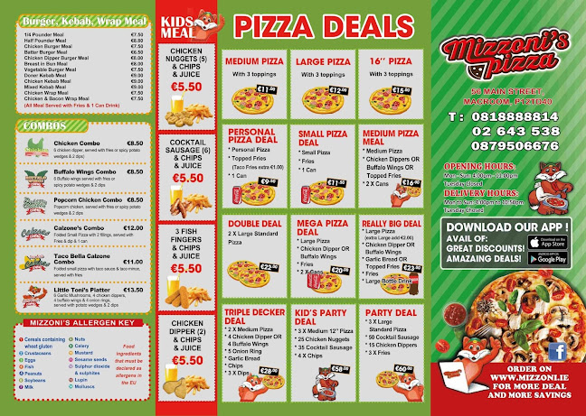 Comentarii opinii despre Mizzoni's pizza & Shamrock Chinese