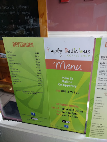 Simply Delicious Coffee Shop - Tipperary