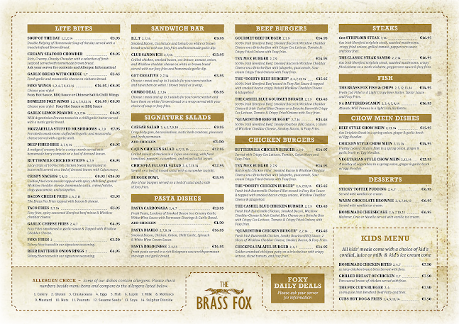 Opinii despre The Brass Fox Wicklow în Wicklow - Hospitality and gastronomy