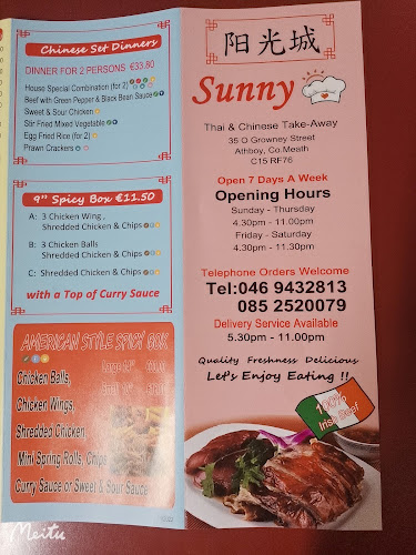 Opinii despre Sunny Thai & Chinese Take Away în Navan - Hospitality and gastronomy