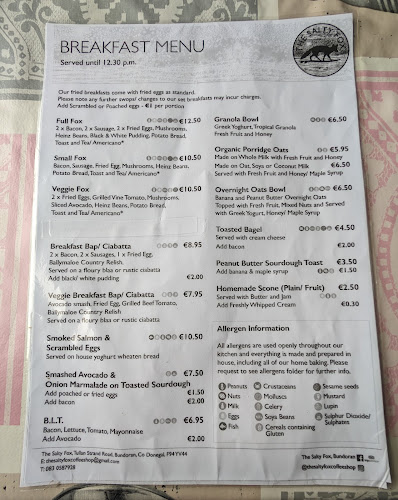 Opinii despre The Salty Fox în Bundoran - Hospitality and gastronomy