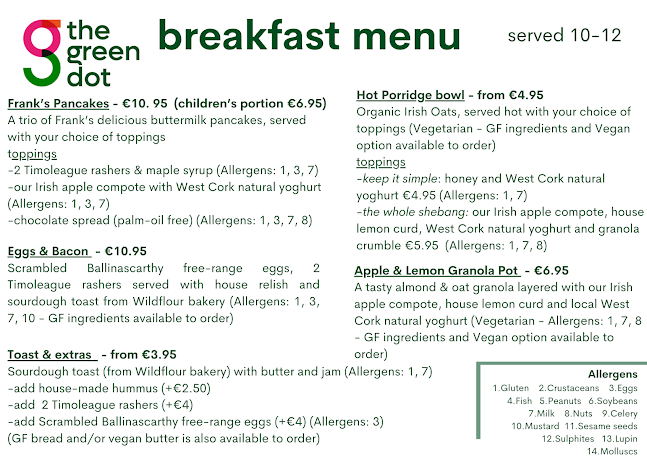 Opinii despre The Green Dot în Clonakilty - Hospitality and gastronomy