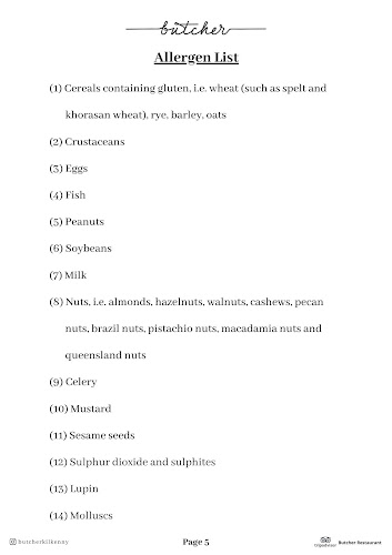 Butcher Restaurant - Hospitality and gastronomy