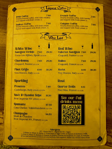 Opinii despre The Quays Bar and Restaurant în Galway - Hospitality and gastronomy