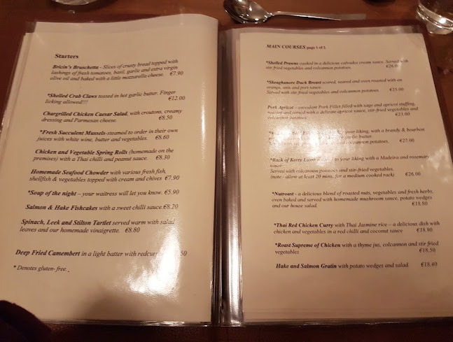 Bricín Restaurant and Boxty House - Killarney