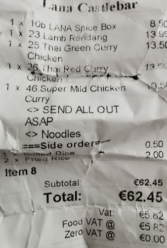 Opinii despre Lana Castlebar Asian Street Food în Castlebar - Hospitality and gastronomy