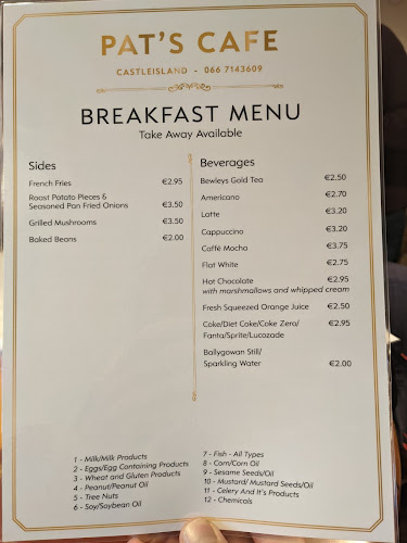 Pat's Cafe Castleisland