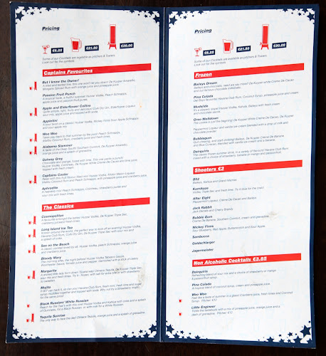 Opinii despre Captain Americas în Cork - Hospitality and gastronomy