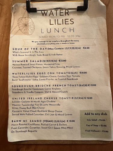 Opinii despre Waterlilies în Carlow - Hospitality and gastronomy