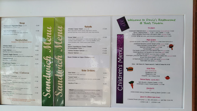 Davis' Restaurant & Yeats Tavern - Drumcliffe North