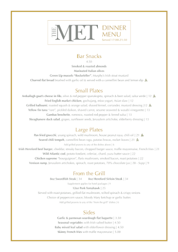 The MET Bar & Restaurant - Hospitality and gastronomy