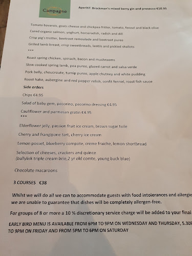 Opinii despre Campagne în Kilkenny - Hospitality and gastronomy