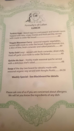 Opinii despre Fennellys of Callan în Callan - Hospitality and gastronomy