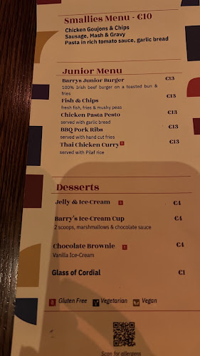 Barry's of Douglas Restaurant & Bar - Hospitality and gastronomy