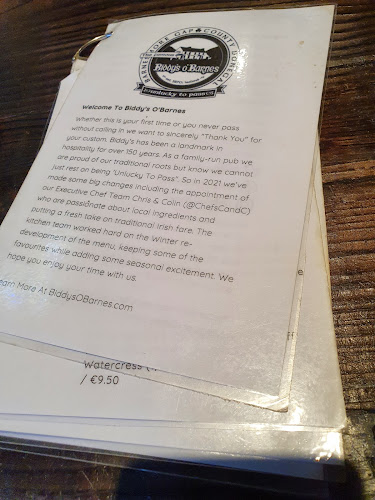 Comentarii opinii despre Biddy's O'Barnes