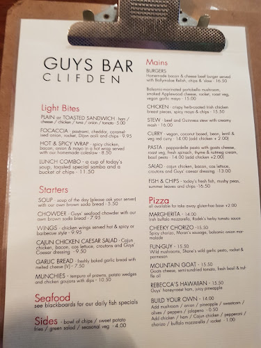 Opinii despre Guy's Seafood Bar Clifden în Clifden - Hospitality and gastronomy