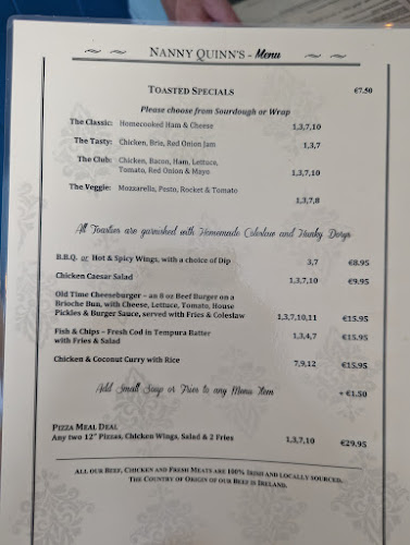 Nanny Quinn's - Hospitality and gastronomy